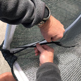 How to tie a shade cover on a Vegepod